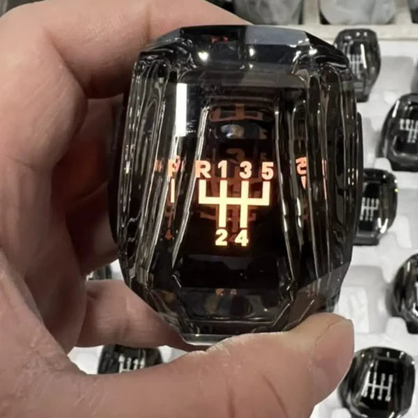 Pomo de cristal con luz RGB Universal