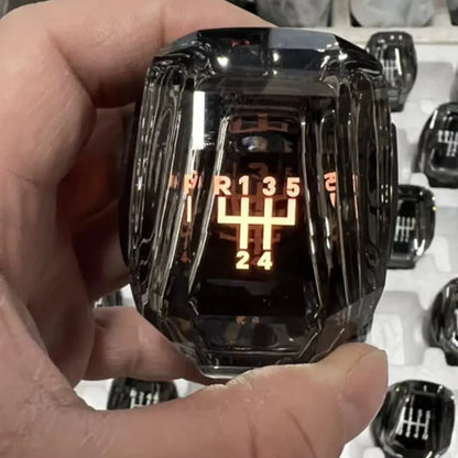 Pomo de cristal con luz RGB Universal